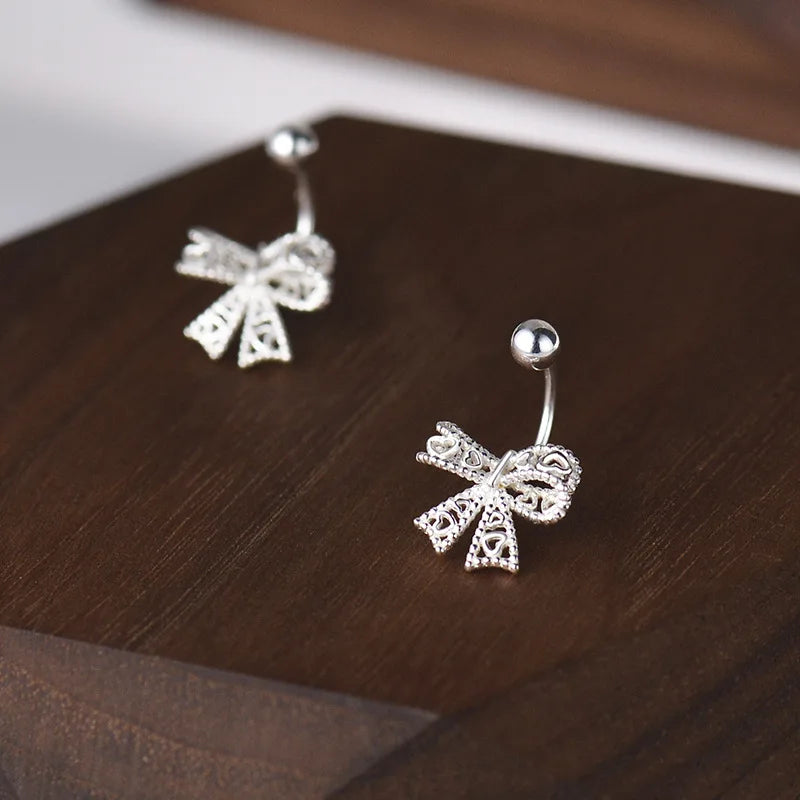 The Lace Ribbon Earrings